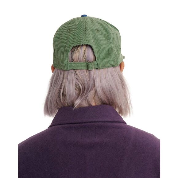 Brain Dead Sludge Twill 6 Panel Hat Cap Corduroy Green NEW - Picture 9 of 10